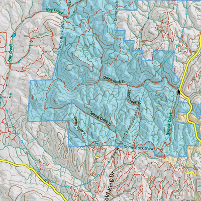 Colorado Unit 581 Elk Concentrations on a Land Ownership Base, the Hybrid Preview 3