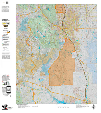 Colorado Unit 59 Elk Concentrations on a Land Ownership Base, the Hybrid Preview 1