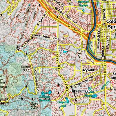 Colorado Unit 59 Elk Concentrations on a Land Ownership Base, the Hybrid Preview 3