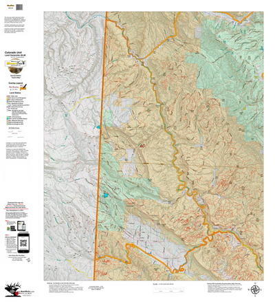 Colorado Unit 60 Elk Concentrations on a Land Ownership Base, the Hybrid Preview 1