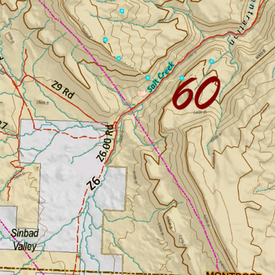 Colorado Unit 60 Elk Concentrations on a Land Ownership Base, the Hybrid Preview 2