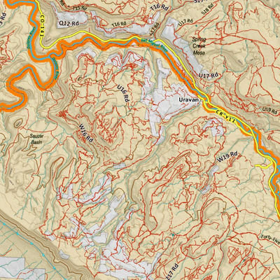 Colorado Unit 61 Elk Concentrations on a Land Ownership Base, the Hybrid Preview 3