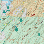 Colorado Unit 62 Elk Concentrations on a Land Ownership Base, the Hybrid Preview 2