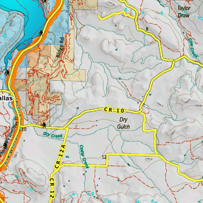 Colorado Unit 65 Elk Concentrations on a Land Ownership Base, the Hybrid Preview 2