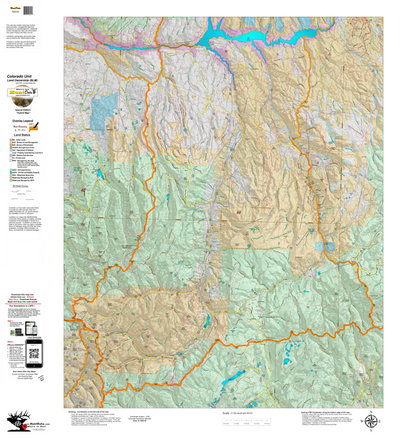 Colorado Unit 66 Elk Concentrations on a Land Ownership Base, the Hybrid Preview 1