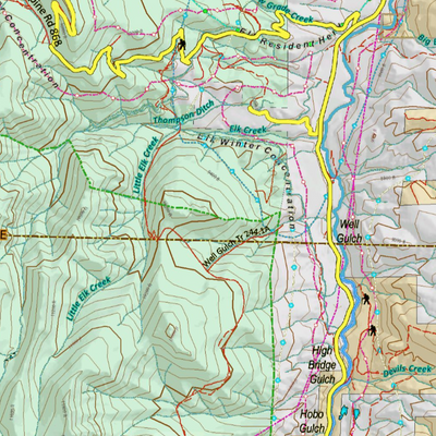 Colorado Unit 66 Elk Concentrations on a Land Ownership Base, the Hybrid Preview 2