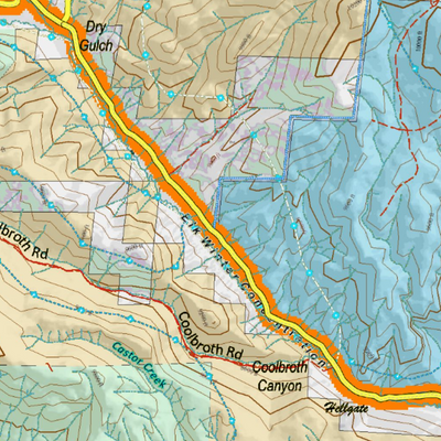 Colorado Unit 68 Elk Concentrations on a Land Ownership Base, the Hybrid Preview 3