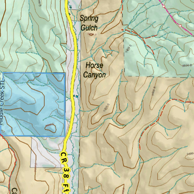 Colorado Unit 681 Elk Concentrations on a Land Ownership Base, the Hybrid Preview 2