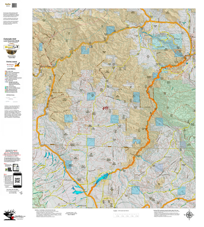 Colorado Unit 691 Elk Concentrations on a Land Ownership Base, the Hybrid Preview 1