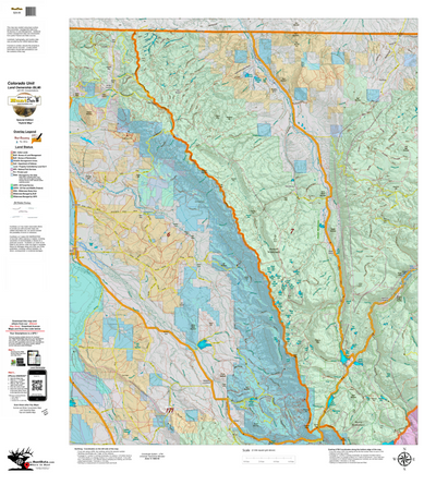 Colorado Unit 7 Elk Concentrations on a Land Ownership Base, the Hybrid Preview 1