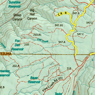 Colorado Unit 71 Elk Concentrations on a Land Ownership Base, the Hybrid Preview 2