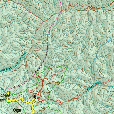 Colorado Unit 71 Elk Concentrations on a Land Ownership Base, the Hybrid Preview 3
