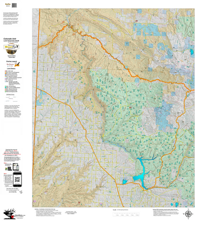 Colorado Unit 711 Elk Concentrations on a Land Ownership Base, the Hybrid Preview 1