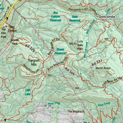 Colorado Unit 73 Elk Concentrations on a Land Ownership Base, the Hybrid Preview 3
