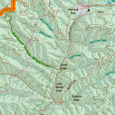 Colorado Unit 74 Elk Concentrations on a Land Ownership Base, the Hybrid Preview 2