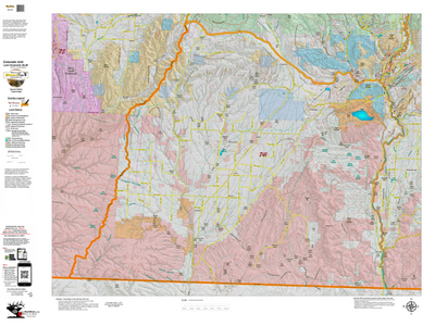 Colorado Unit 741 Elk Concentrations on a Land Ownership Base, the Hybrid Preview 1