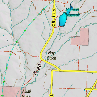 Colorado Unit 741 Elk Concentrations on a Land Ownership Base, the Hybrid Preview 2