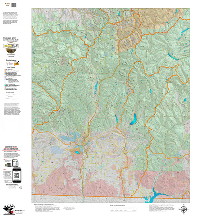 Colorado Unit 75 Elk Concentrations on a Land Ownership Base, the Hybrid Preview 1