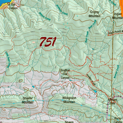Colorado Unit 751 Elk Concentrations on a Land Ownership Base, the Hybrid Preview 2