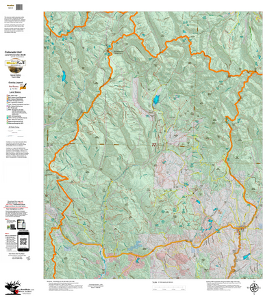 Colorado Unit 77 Elk Concentrations on a Land Ownership Base, the Hybrid Preview 1