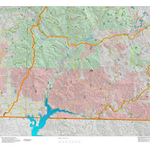 Colorado Unit 771 Elk Concentrations on a Land Ownership Base, the Hybrid Preview 1