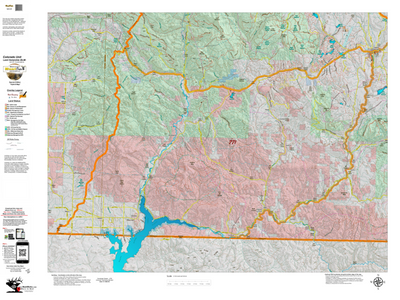 Colorado Unit 771 Elk Concentrations on a Land Ownership Base, the Hybrid Preview 1