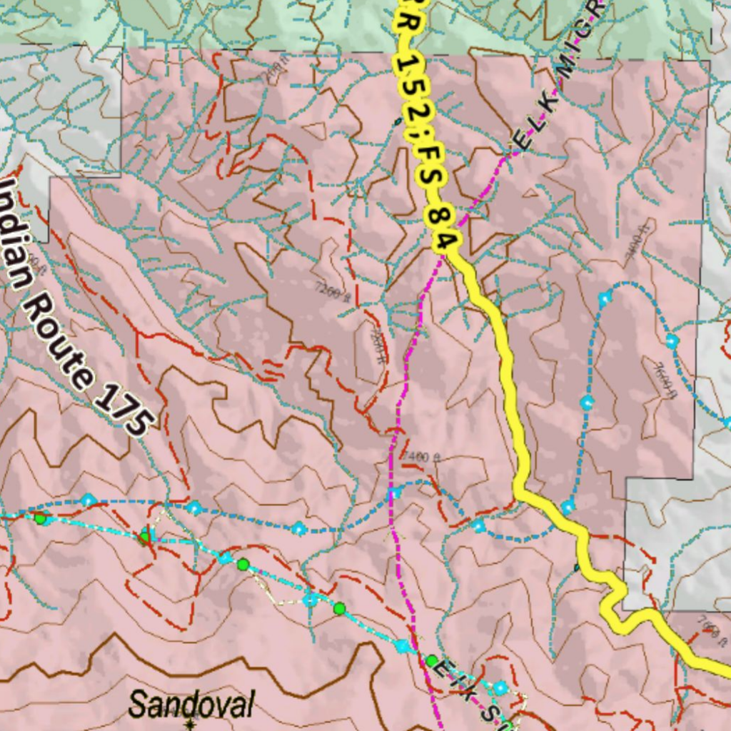 Colorado Unit 771 Elk Concentrations on a Land Ownership Base, the ...