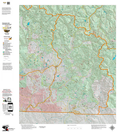 Colorado Unit 78 Elk Concentrations on a Land Ownership Base, the Hybrid Preview 1