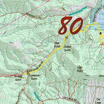 Colorado HuntData LLC Colorado Unit 80 Mule Deer Concentrations digital map