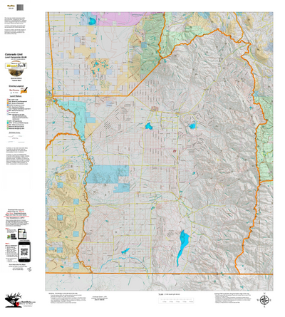 Colorado Unit 83 Elk Concentrations on a Land Ownership Base, the Hybrid Preview 1