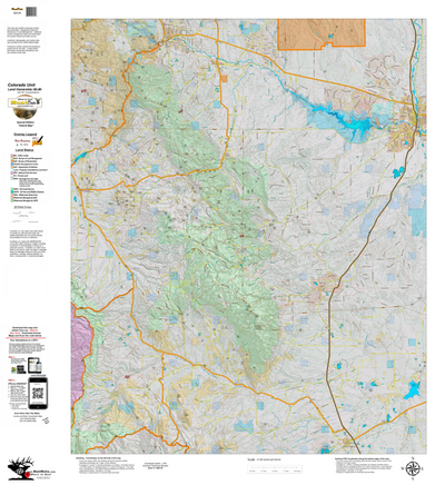 Colorado Unit 84 Elk Concentrations on a Land Ownership Base, the Hybrid Preview 1