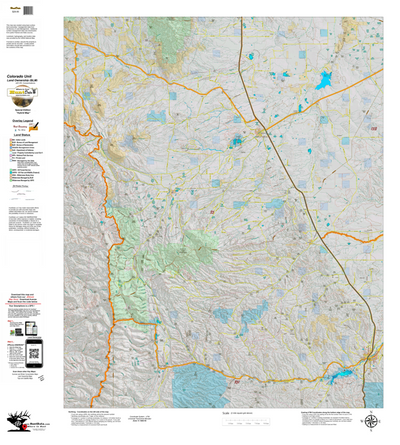 Colorado Unit 85 Elk Concentrations on a Land Ownership Base, the Hybrid Preview 1