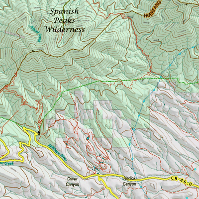 Colorado Unit 85 Elk Concentrations on a Land Ownership Base, the Hybrid Preview 3