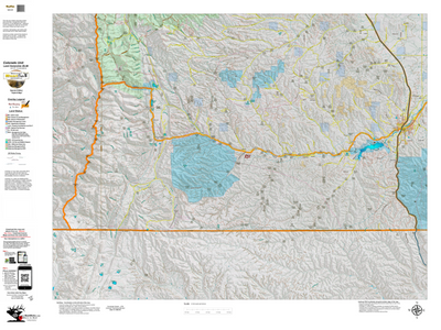 Colorado Unit 851 Elk Concentrations on a Land Ownership Base, the Hybrid Preview 1