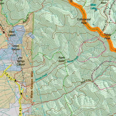 Colorado Unit 86 Elk Concentrations on a Land Ownership Base, the Hybrid Preview 2