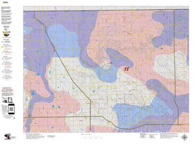 Colorado HuntData LLC Colorado Unit 88 Mule Deer Concentrations digital map