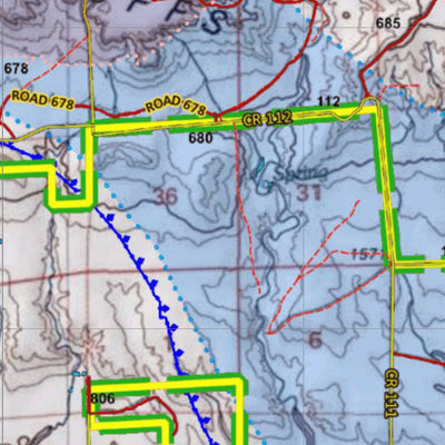 Colorado HuntData LLC Colorado Unit 88 Mule Deer Summer, Winter Concentration Map digital map