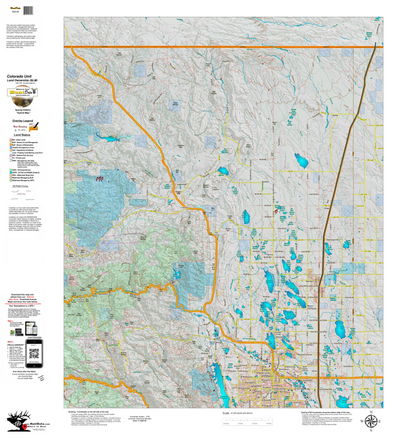 Colorado Unit 9 Elk Concentrations on a Land Ownership Base, the Hybrid Preview 1