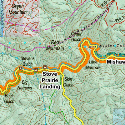 Colorado Unit 9 Elk Concentrations on a Land Ownership Base, the Hybrid Preview 3