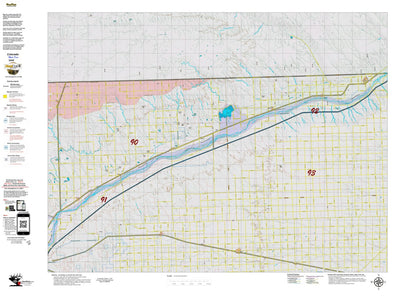 Colorado HuntData LLC Colorado Unit 90 Mule Deer Concentrations digital map