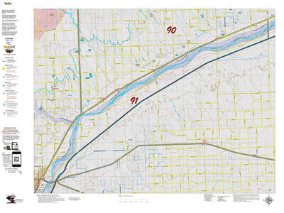 Colorado HuntData LLC Colorado Unit 91 Mule Deer Concentrations digital map