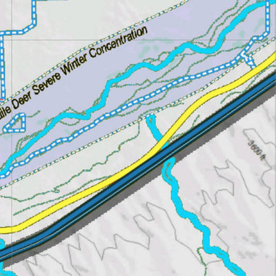 Colorado HuntData LLC Colorado Unit 92 Mule Deer Concentrations digital map