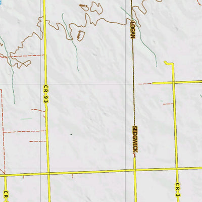 Colorado HuntData LLC Colorado Unit 93 Mule Deer Concentrations digital map