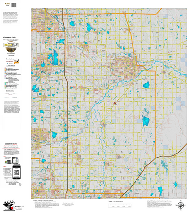 Colorado Unit 94 Elk Concentrations on a Land Ownership Base, the Hybrid Preview 1