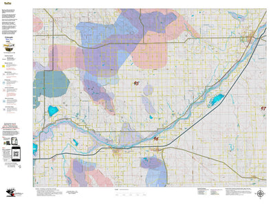 Colorado HuntData LLC Colorado Unit 96 Mule Deer Concentrations digital map