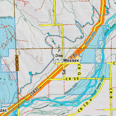Colorado Unit 97 Elk Concentrations on a Land Ownership Base, the Hybrid Preview 3