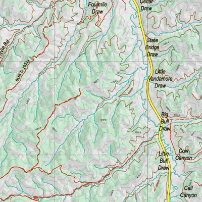 Colorado HuntData LLC Unit 21 Turkey Concentrations digital map