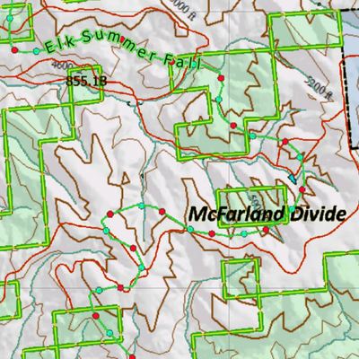Wy Mule Deer Unit 3 Concentrations and Land Ownership Preview 3