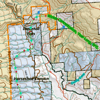 Wy Mule Deer Unit 30 Concentrations and Land Ownership Preview 3