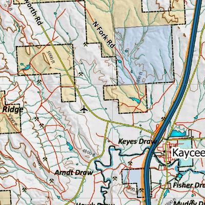 Wy Mule Deer Unit 33 Concentrations and Land Ownership Preview 3